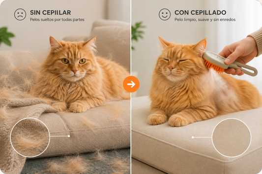 Cepillo Vaporizador para Mascotas